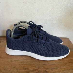 AllBirds Women's Tree RunnerIn Marine Blue White Sole Sneaker Size 10